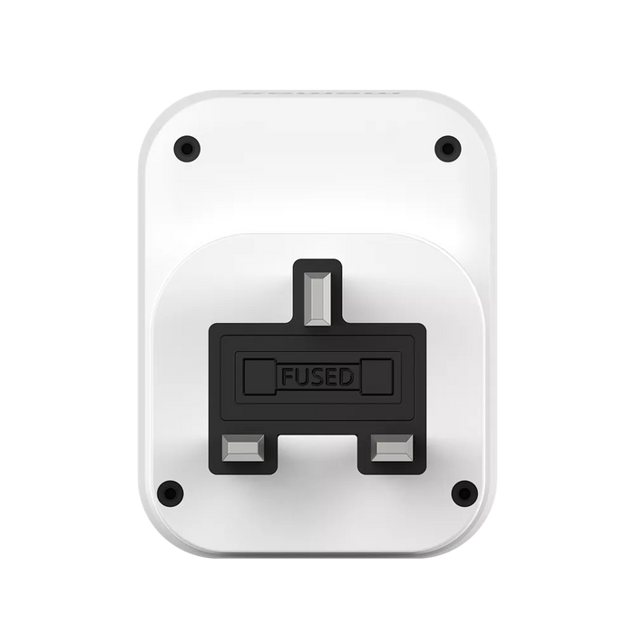 MOMAX - OnePlug - Extension Plug Socket Extender - USB-C & 2x USB - White