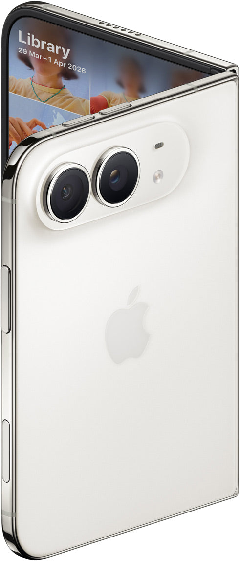 The rear cameras and folding design of iPhone Duo