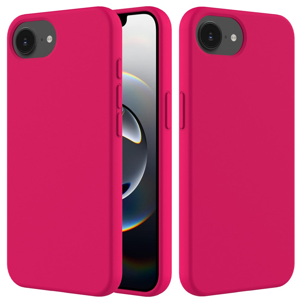 Liquid Silicone Soft Lining Back Case for iPhone 17e & iPhone 16e