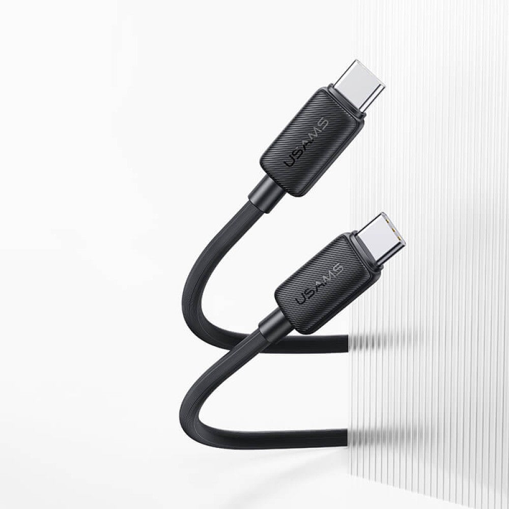 USAMS KY Series - Type-C to Type-C 60W Cable -(1M/3.3ft) - White