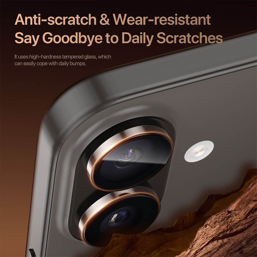 DuxDucis - Hawk Series - Camera Lens Protector With Fitting Guide - For iPhone 17