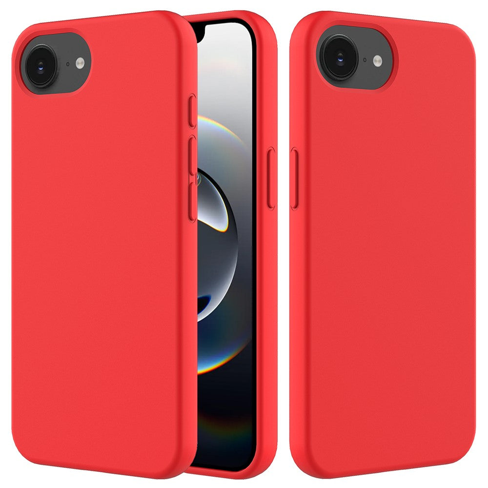 Liquid Silicone Soft Lining Back Case for iPhone 17e & iPhone 16e