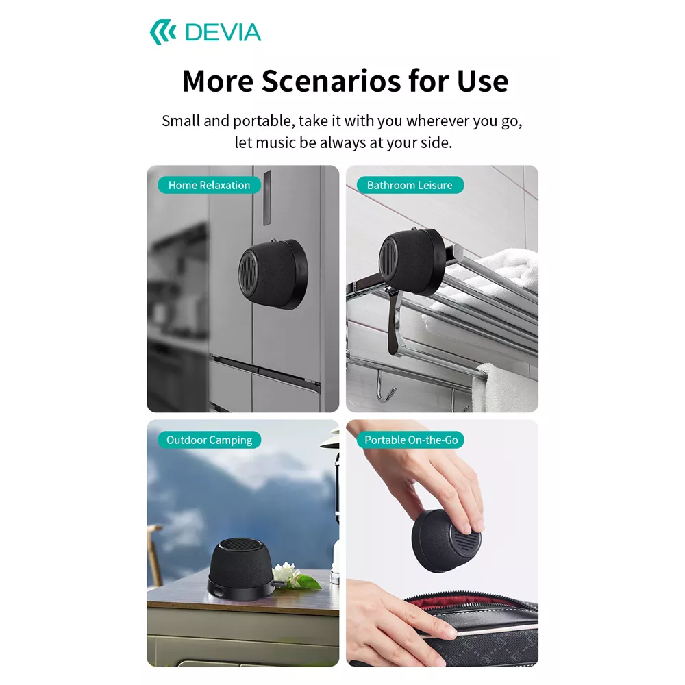 Devia - 5W Mini Multi-Surface MagSafe Bluetooth Wireless Speaker