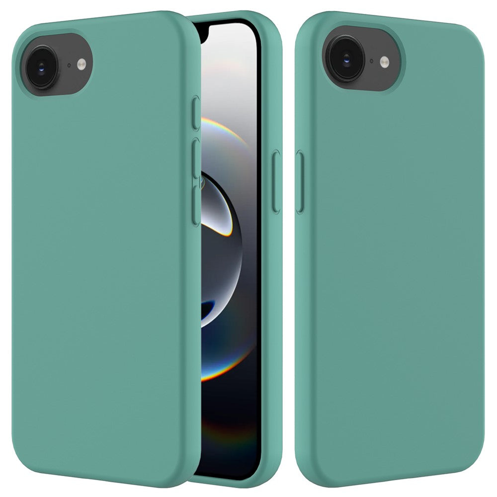 Liquid Silicone Soft Lining Back Case for iPhone 17e & iPhone 16e