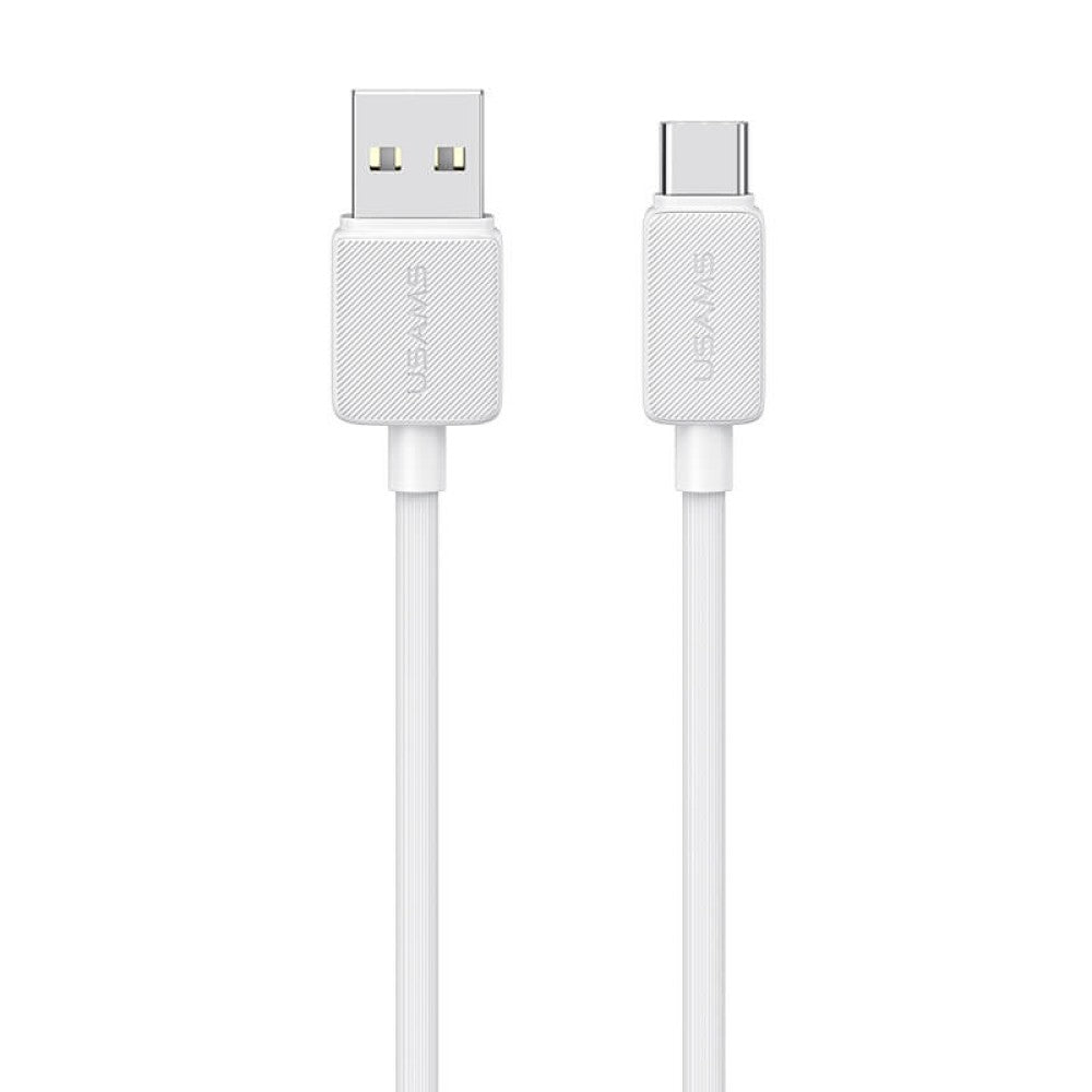 USAMS - C-Type to USB-A Charger Cable (2M / 6.5ft) Striped