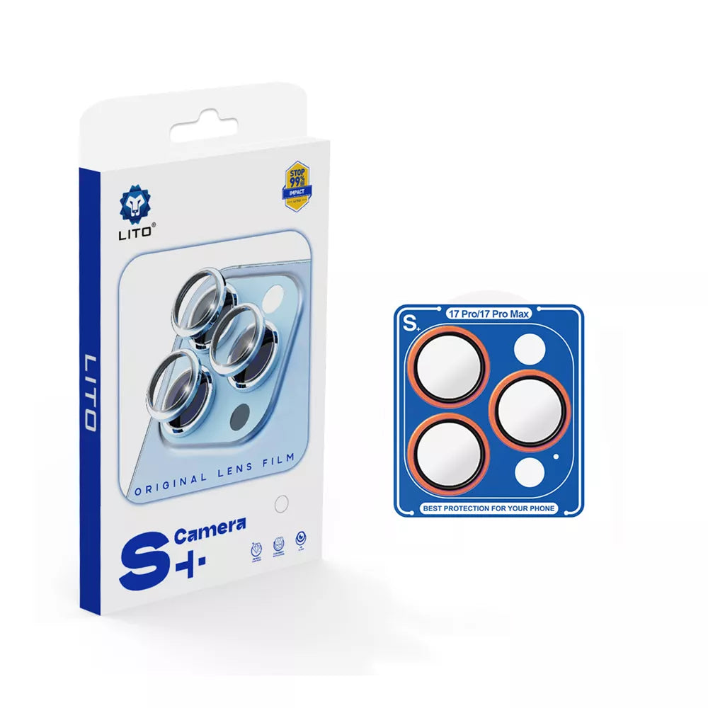 Lito - Camera Ring Glass & Easy Install Applicator for iPhone 17 Pro & iPhone 17 Pro Max