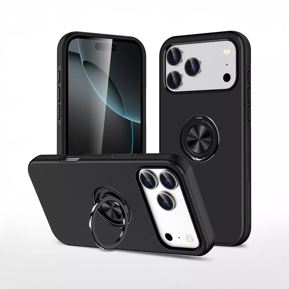Xquisite Ring Armour Case for iPhone 17 Pro Max - Black