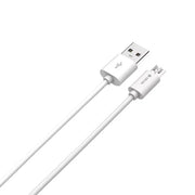 Devia - 1m (2.1A) USB-A to Micro USB Cable - White