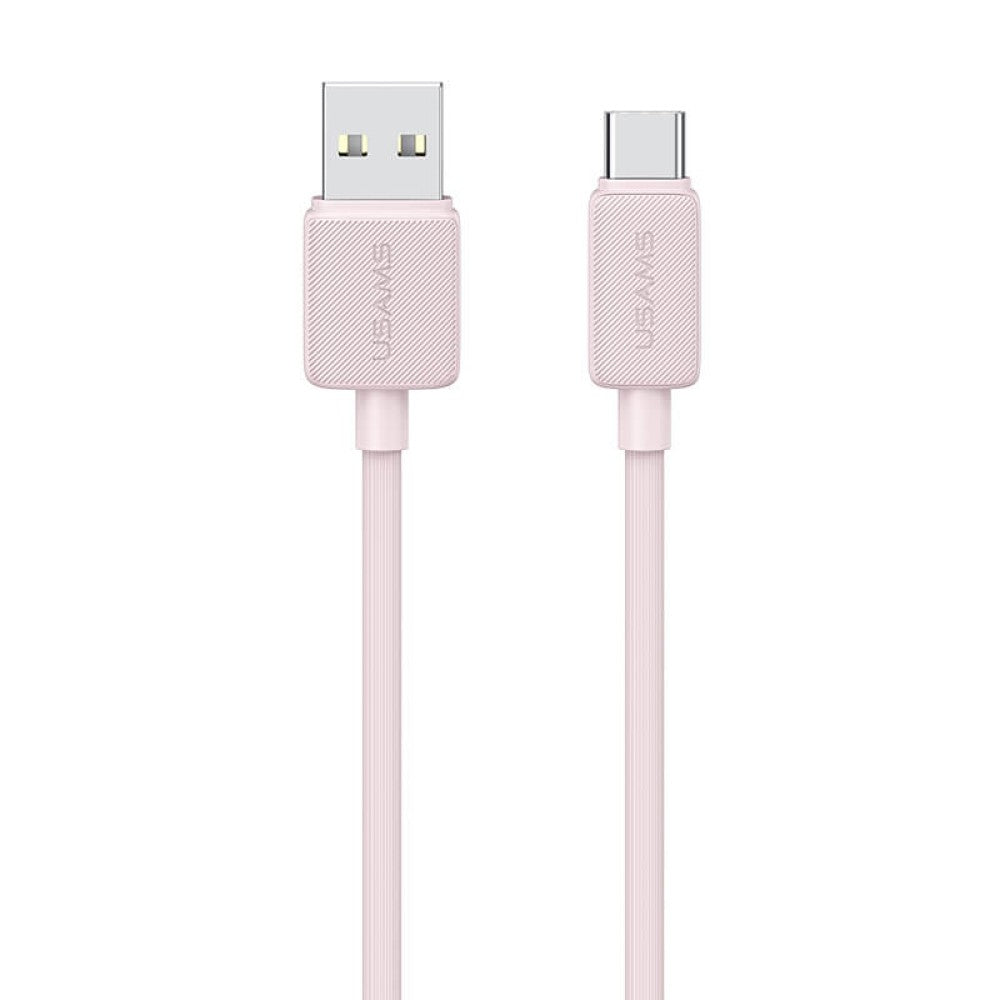 USAMS - C-Type to USB-A Charger Cable (2M / 6.5ft) Striped