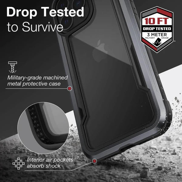 Raptic Shield Pro Case for iPhone 13 Pro Max - Black