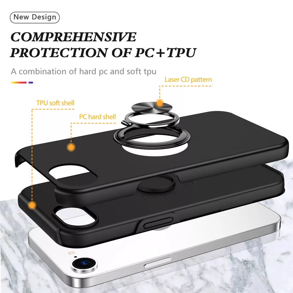 Ring Armour Case for iPhone 17e & iPhone 16e - Black