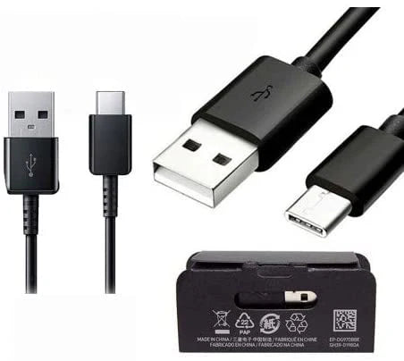 Genuine Samsung USB A to C-Type Charger Lead - 1M - Black