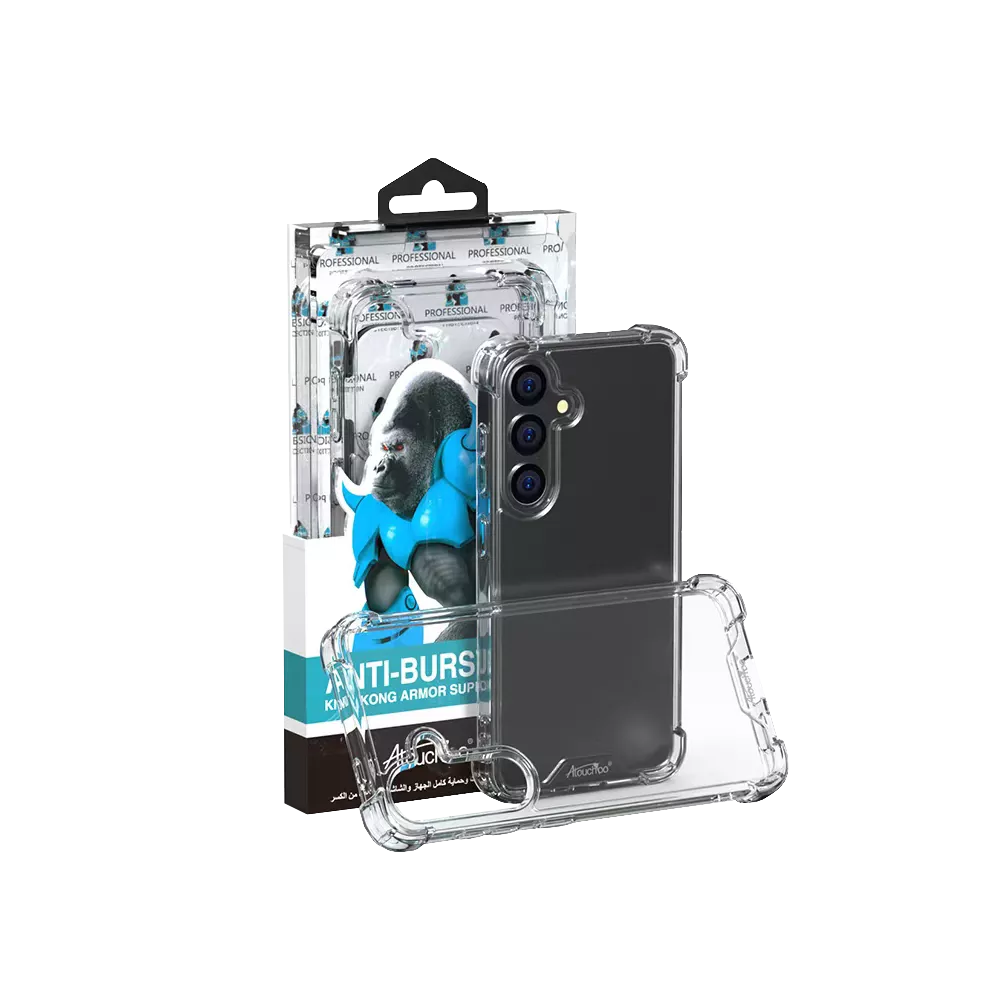 King Kong - Anti Burst Case for Samsung Galaxy S25 & Galaxy S24 - Clear