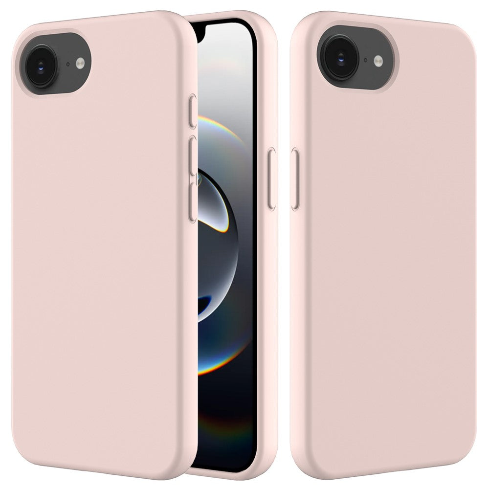 Liquid Silicone Soft Lining Back Case for iPhone 17e & iPhone 16e