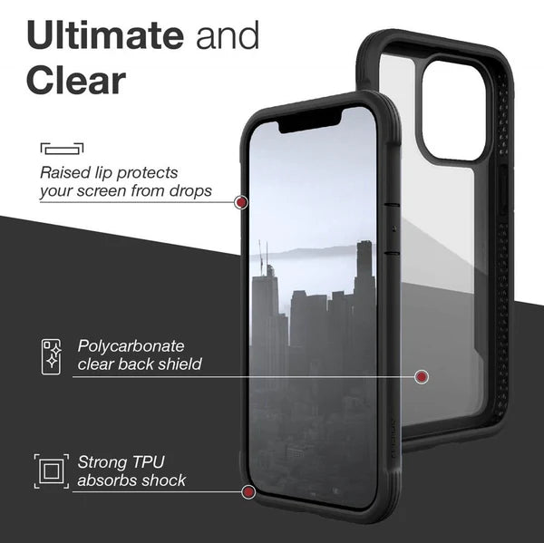 Raptic Shield Pro Case for iPhone 13 Pro Max - Black