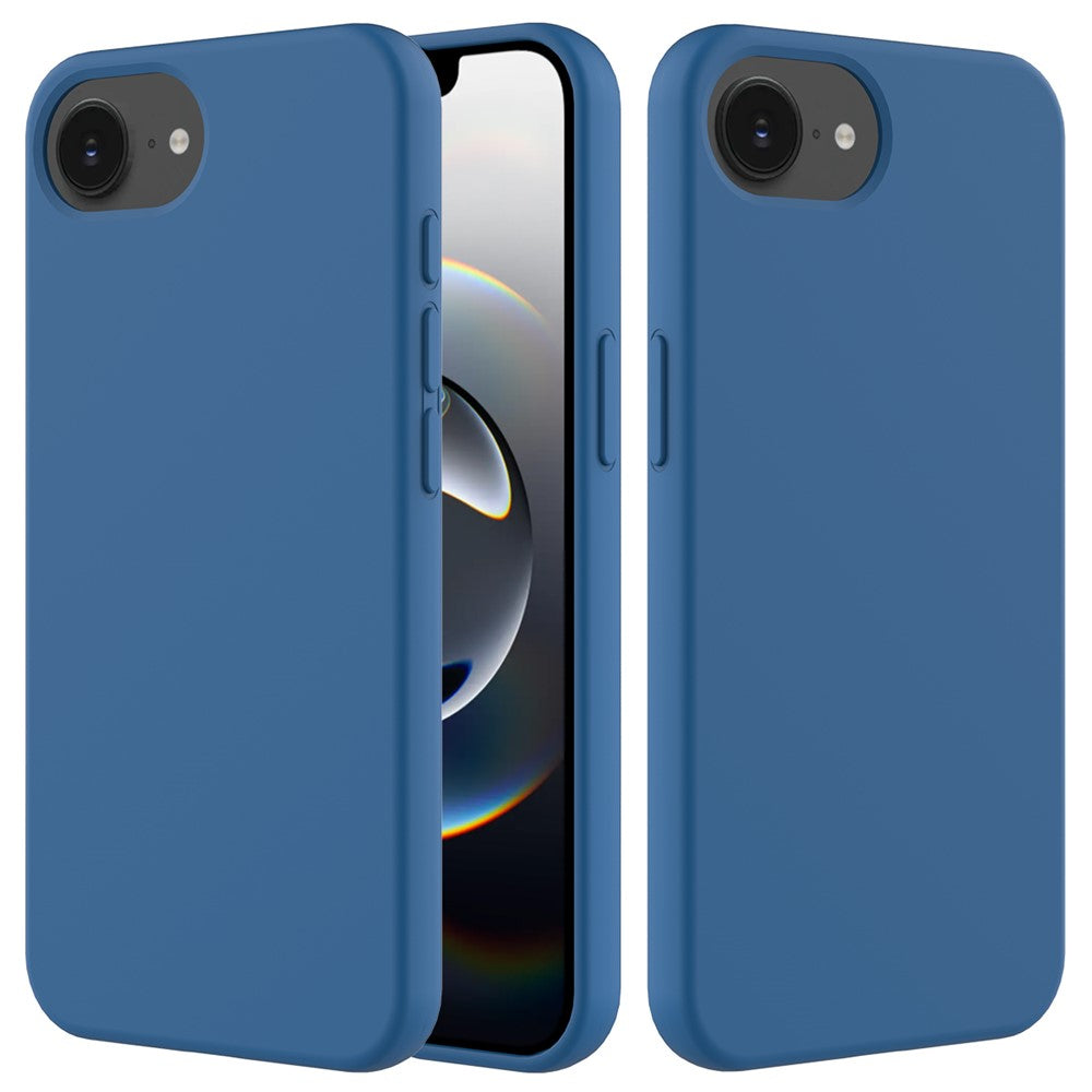 Liquid Silicone Soft Lining Back Case for iPhone 17e & iPhone 16e