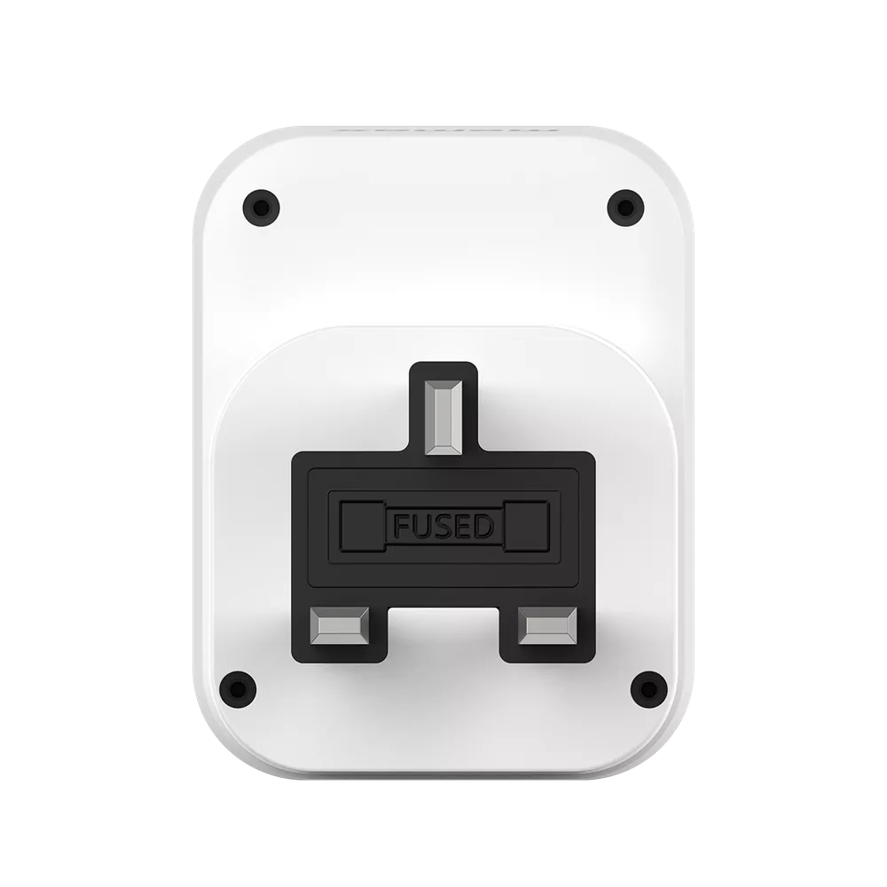 MOMAX - OnePlug - Extension Plug Socket Extender - USB-C & 2x USB - White