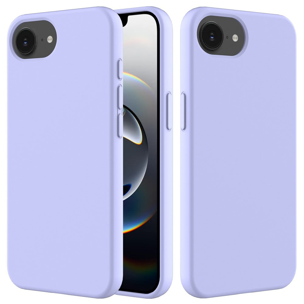 Liquid Silicone Soft Lining Back Case for iPhone 17e & iPhone 16e