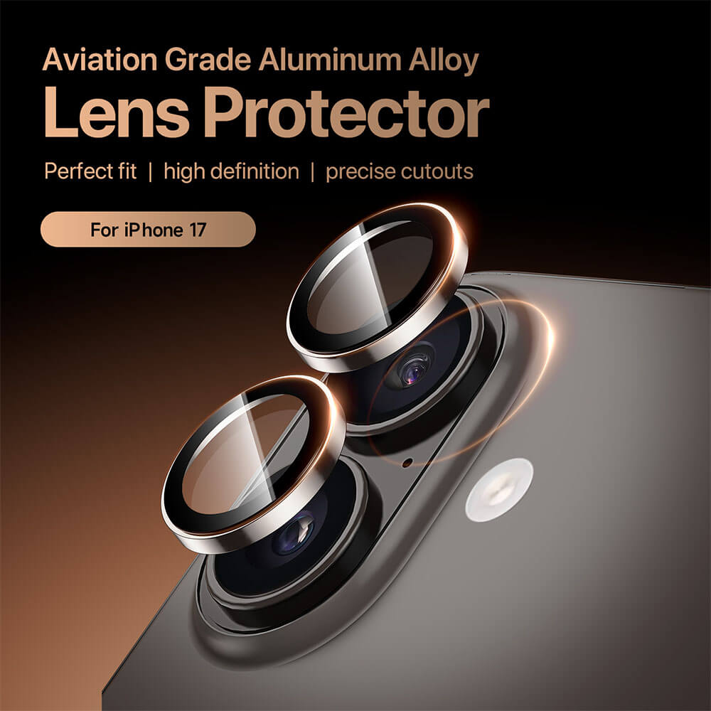 DuxDucis - Hawk Series - Camera Lens Protector With Fitting Guide - For iPhone 17