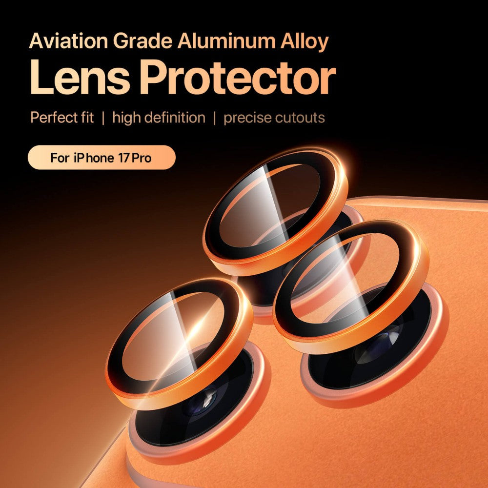 DuxDucis - Hawk Series - Camera Lens Protector With Fitting Guide - for iPhone 17 Pro / 17 Pro Max