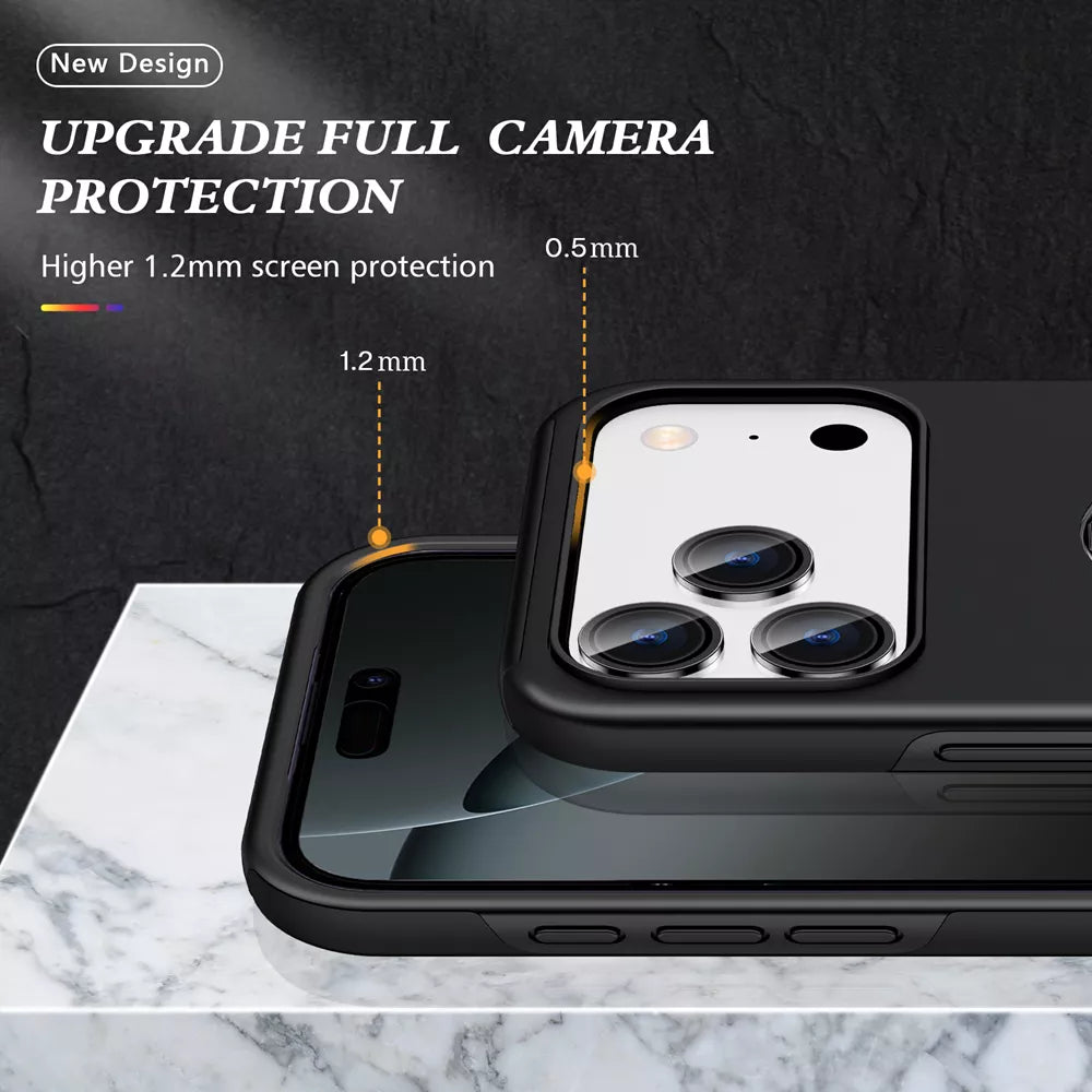 Xquisite Ring Armour Case for iPhone 17 Pro Max - Black