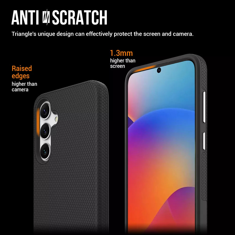 Xquisite ProGrip Case for Samsung Galaxy S25 & Galaxy S24 - Black