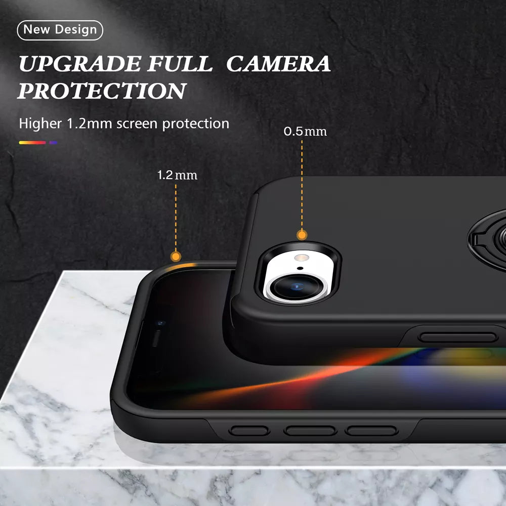 Ring Armour Case for iPhone 17e & iPhone 16e - Black