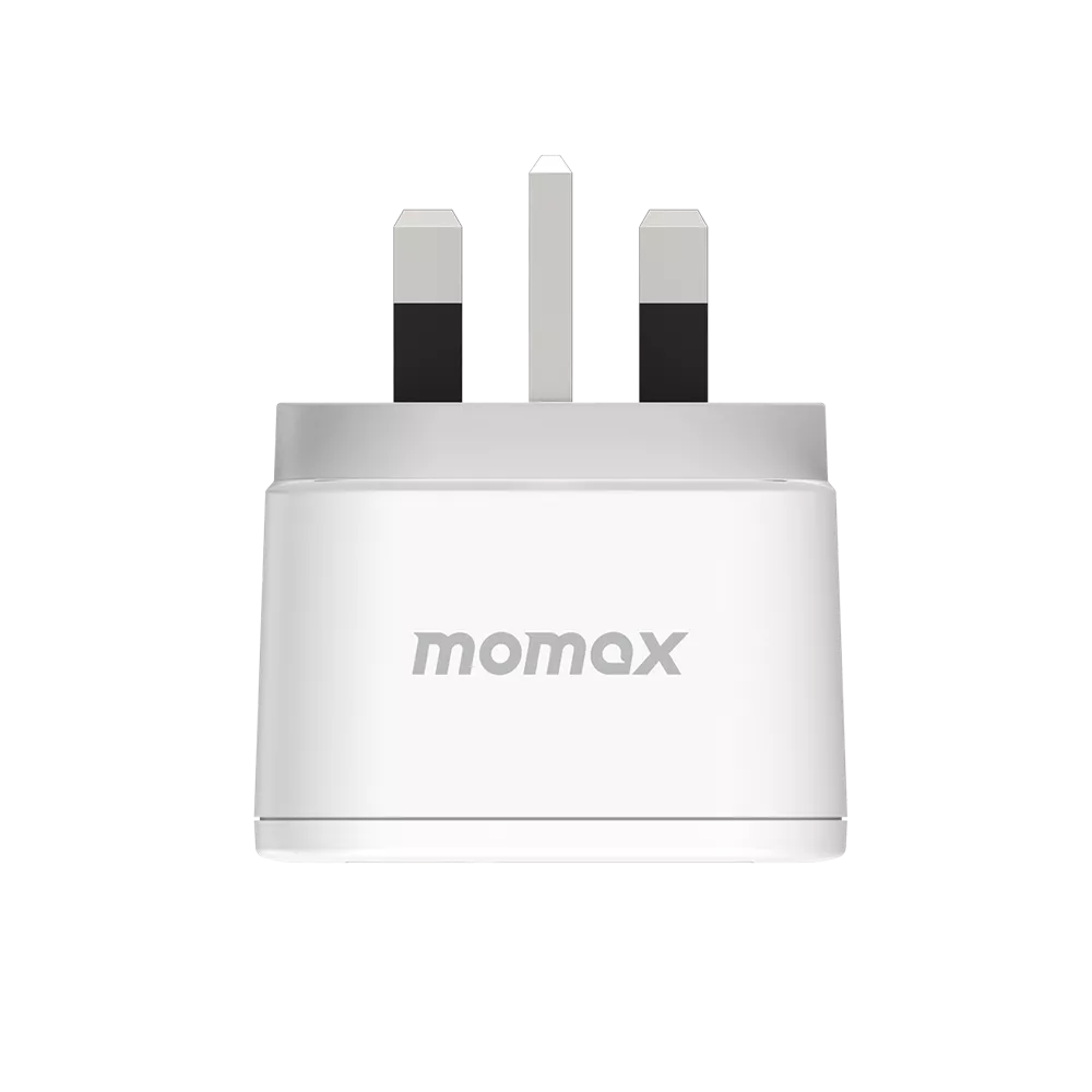 MOMAX - OnePlug - Extension Plug Socket Extender - USB-C & 2x USB - White
