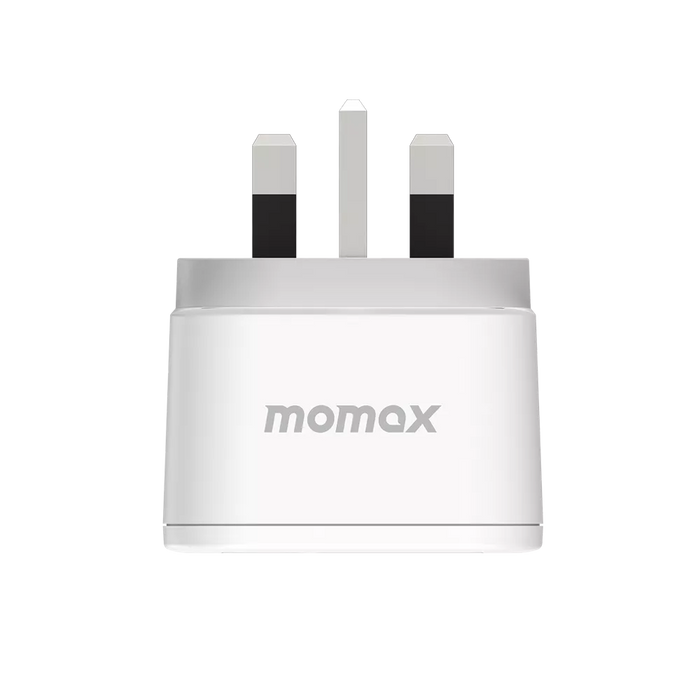 MOMAX - OnePlug - Extension Plug Socket Extender - USB-C & 2x USB - White