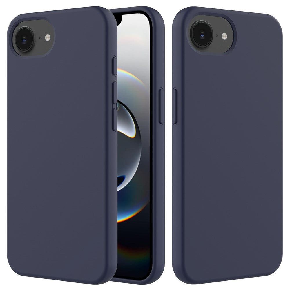 Liquid Silicone Soft Lining Back Case for iPhone 17e & iPhone 16e