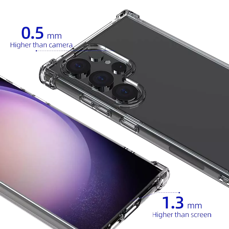 King Kong - Anti Burst Case for Samsung Galaxy S24 Ultra - Clear
