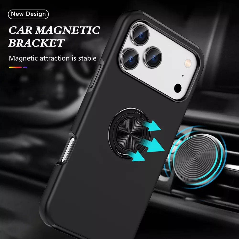 Xquisite Ring Armour Case for iPhone 17 Pro Max - Black