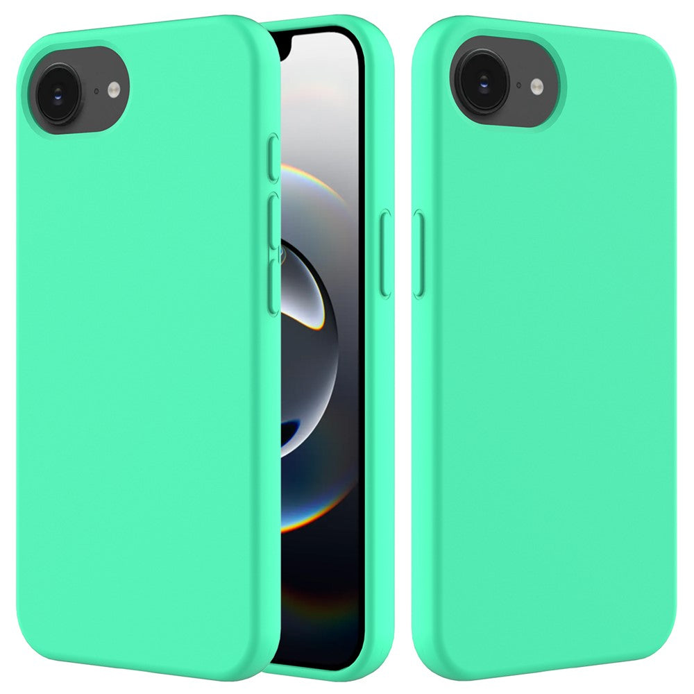 Liquid Silicone Soft Lining Back Case for iPhone 17e & iPhone 16e