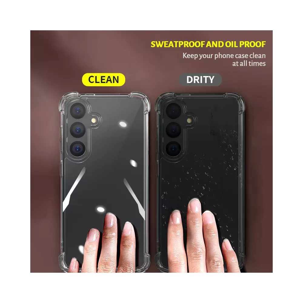 King Kong - Anti Burst Case for Samsung Galaxy S25 & Galaxy S24 - Clear