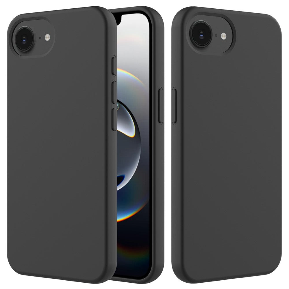 Liquid Silicone Soft Lining Back Case for iPhone 17e & iPhone 16e