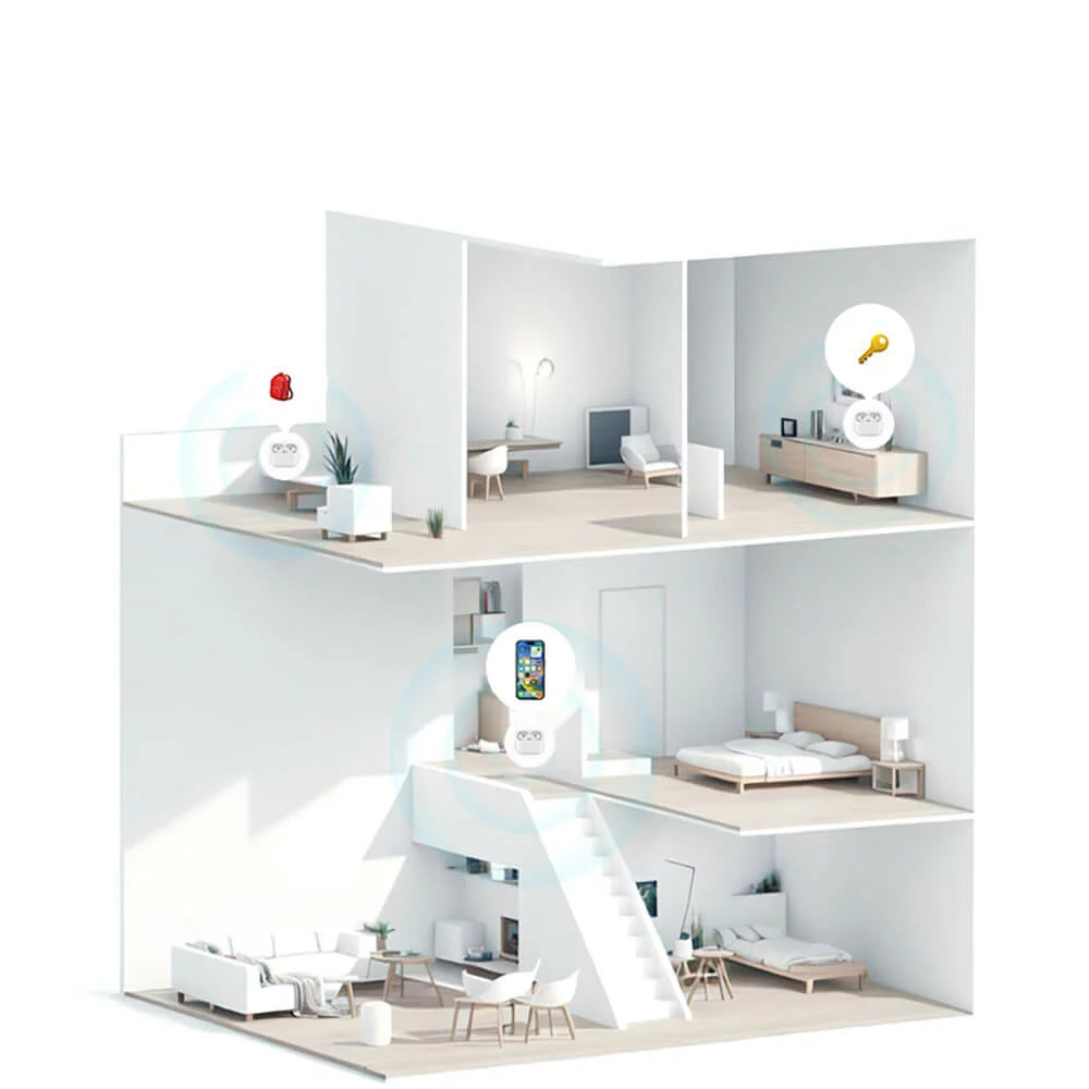 USAMS ZB357 Mini Bluetooth Tracker White