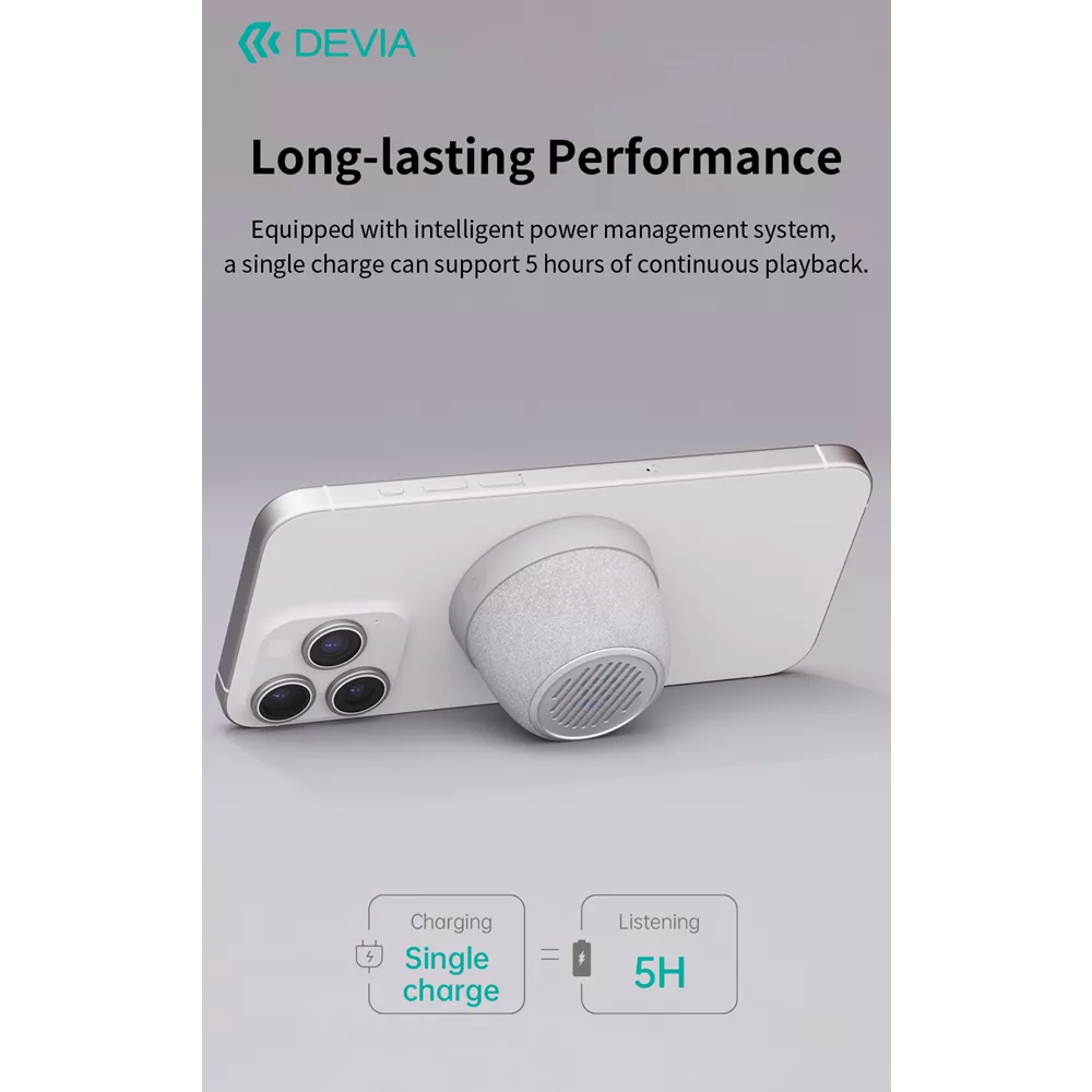 Devia - 5W Mini Multi-Surface MagSafe Bluetooth Wireless Speaker