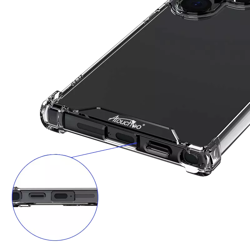 King Kong - Anti Burst Case for Samsung Galaxy S24 Ultra - Clear