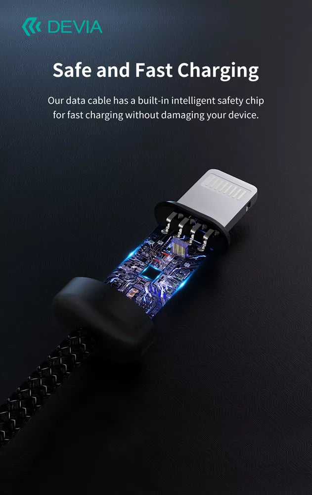Devia - 3m (60W) Mesh Armour USB-C to USB-C Cable - Black