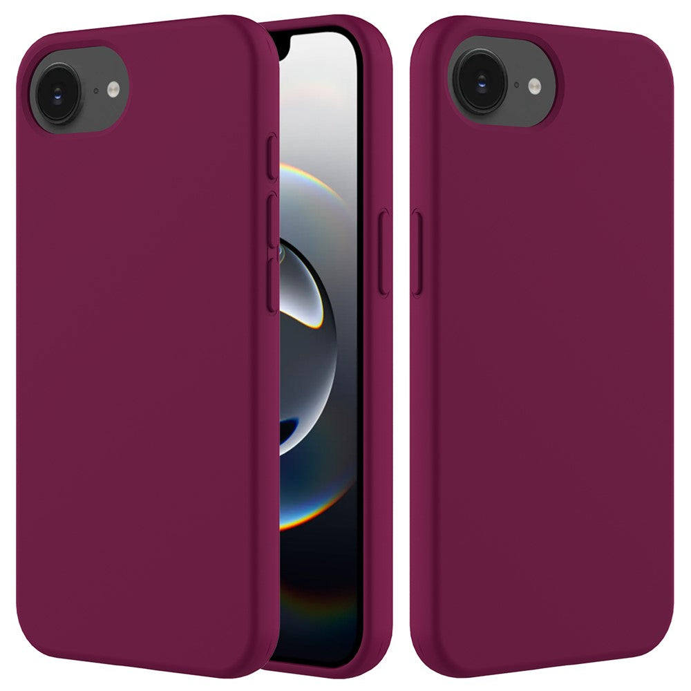 Liquid Silicone Soft Lining Back Case for iPhone 17e & iPhone 16e