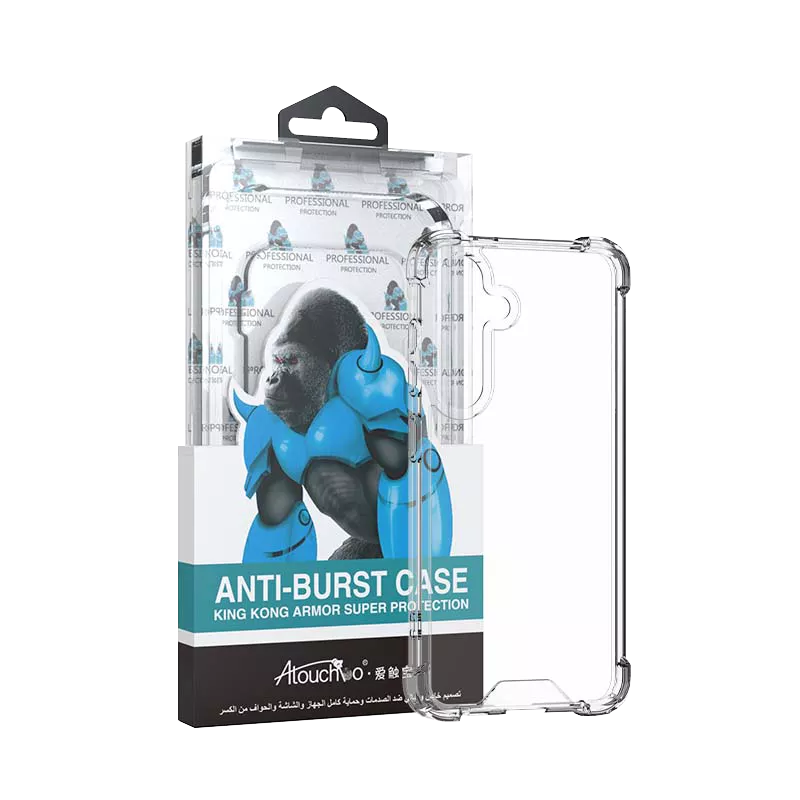 King Kong - Anti Burst Case for Samsung Galaxy S24 Plus - Clear