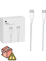 Genuine Apple - C-Type to C-Type Charger Cable (20W) 2M / 6.5ft - DAMAGED Retail Box